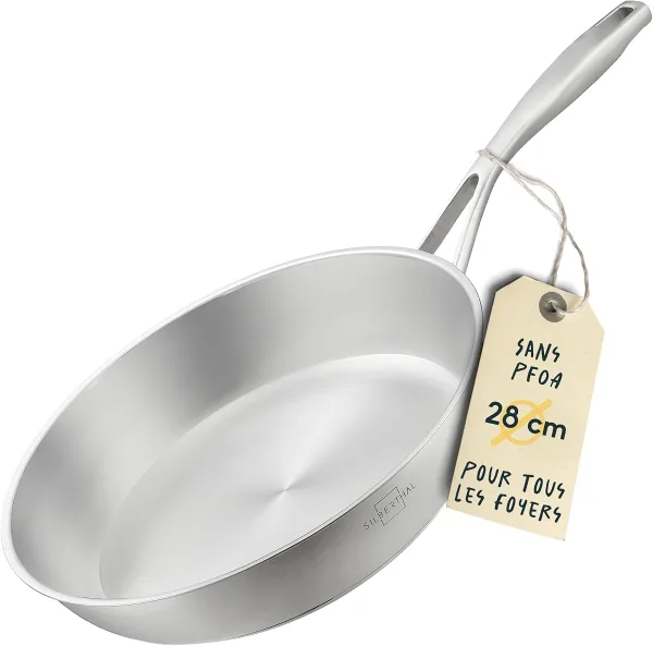 SILBERTHAL Poêle Inox 28 cm — SILBERTHAL